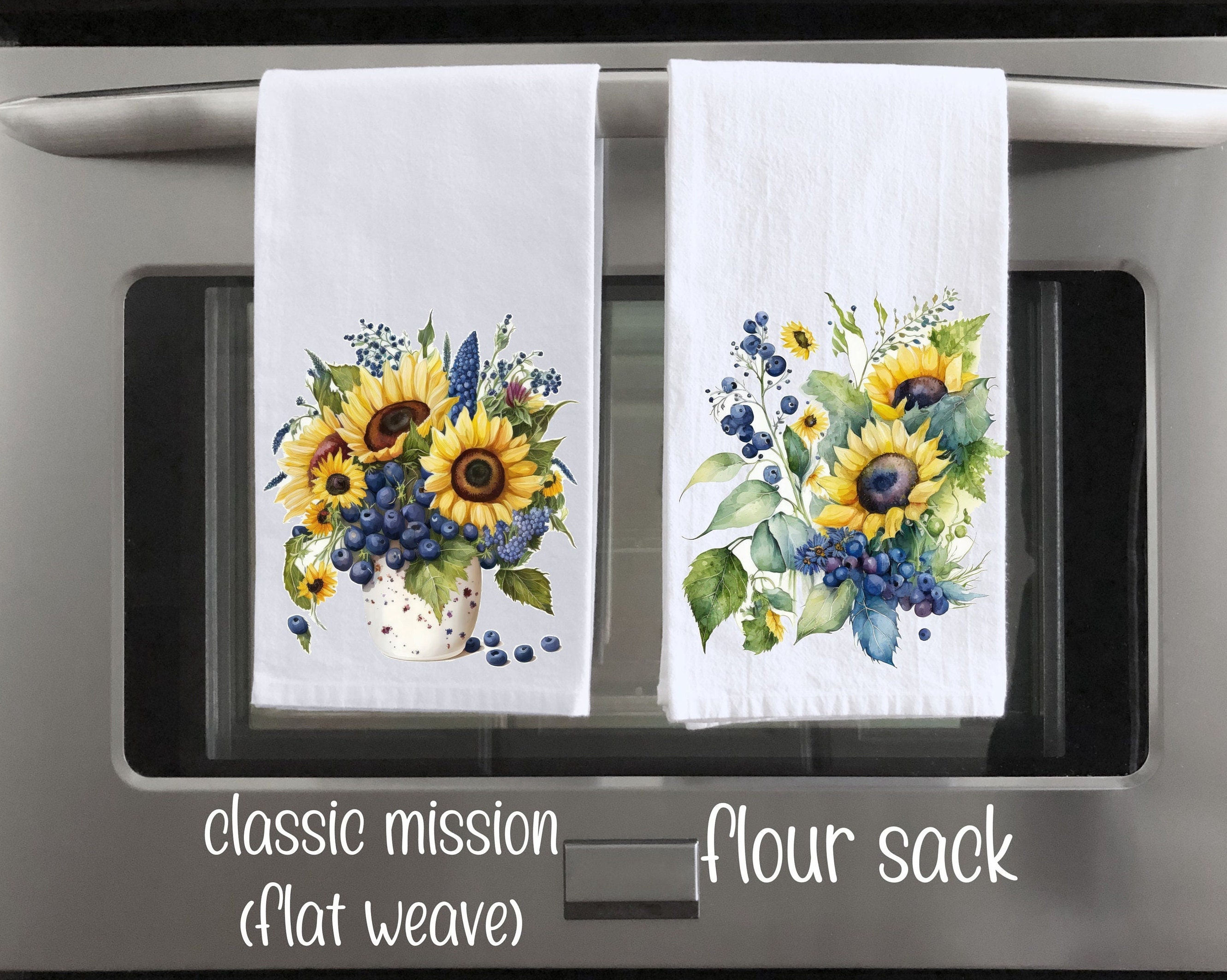 Sunflower kitchen towel set deals