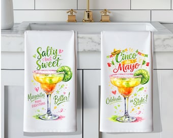 Buntes Margarita Drink Küchentuch - Perfekt für Cinco de Mayo & Sommer Spaß!