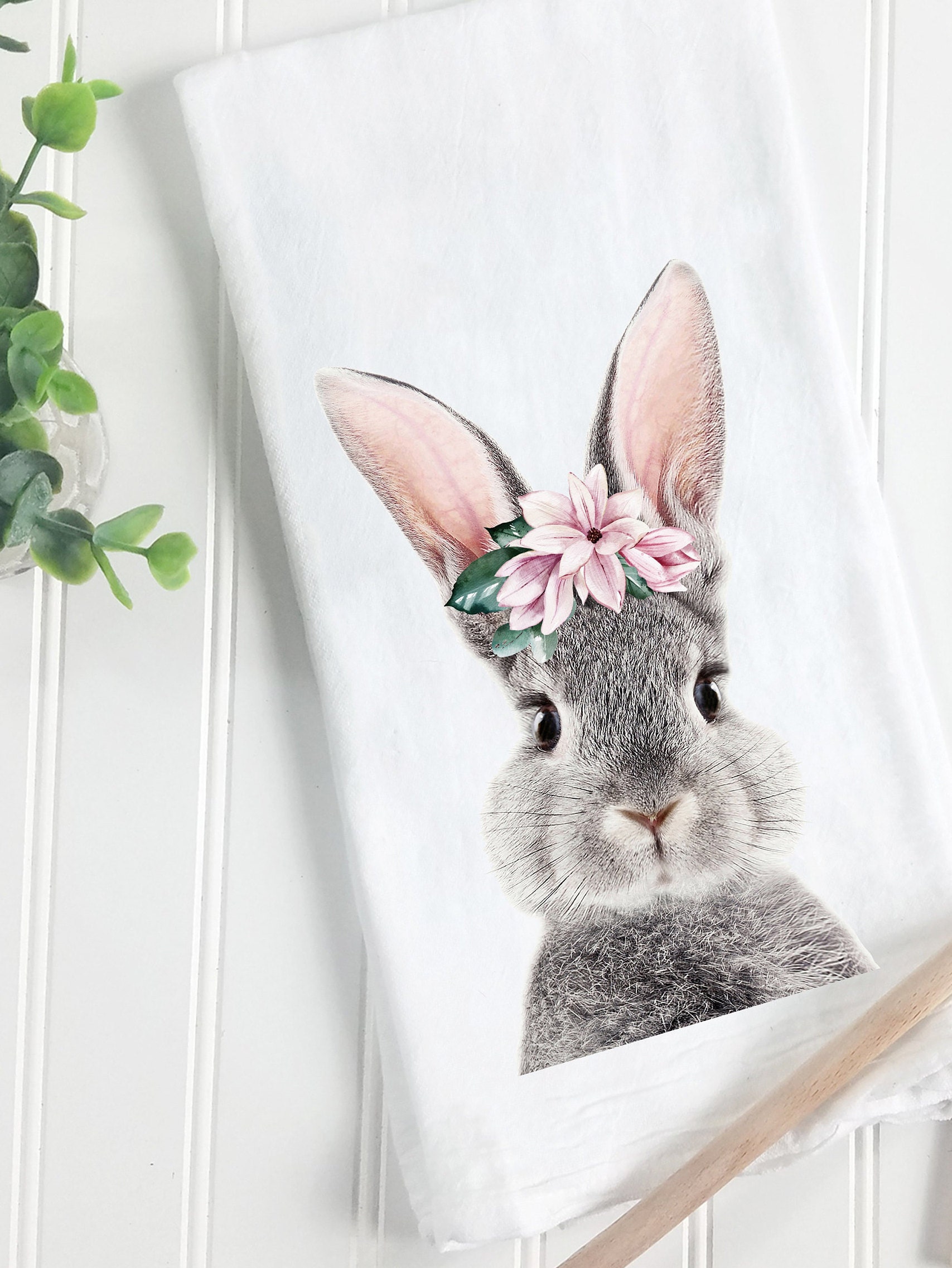 Bunny Rabbit Towels Bunny's Tail Tea Towel Bunny and Etsy