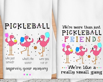 Funny Pickleball Kitchen Towel, Pickleball Tea Towel, Pickleball Decor, Ladies Pickleball Group, Pickleball Group Gift, Dish Towel