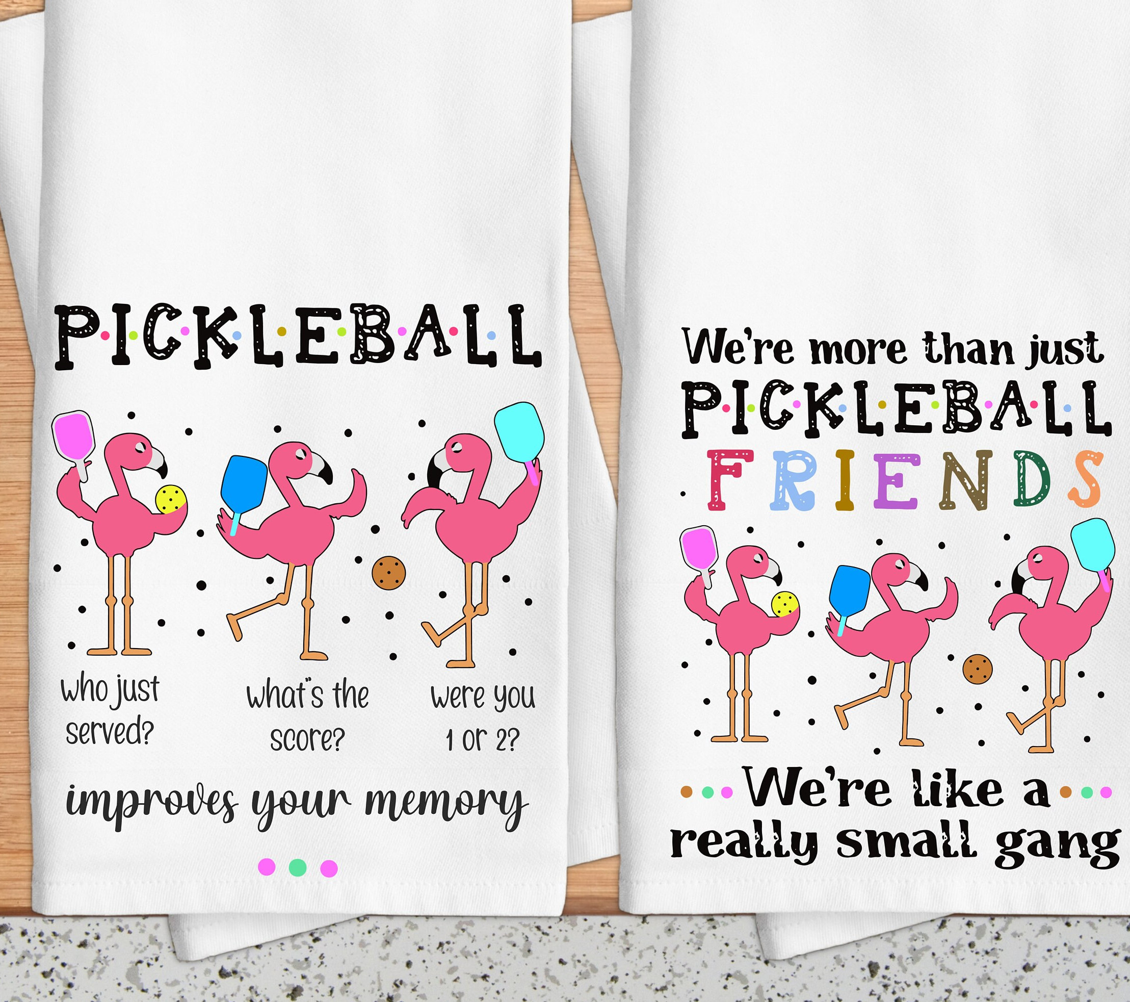 Funny Pickleball Kitchen Towel, Pickleball Tea Towel, Pickleball Decor, Ladies Pickleball Group, Pickleball Group Gift, Dish Towel