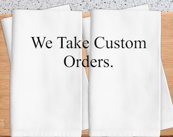 Custom Printed Cotton Towel: Personalized Kitchen & Bath Decor