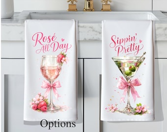 Spaß trendige Cocktail Geschenke, Rose den ganzen Tag, Martini und Blumen