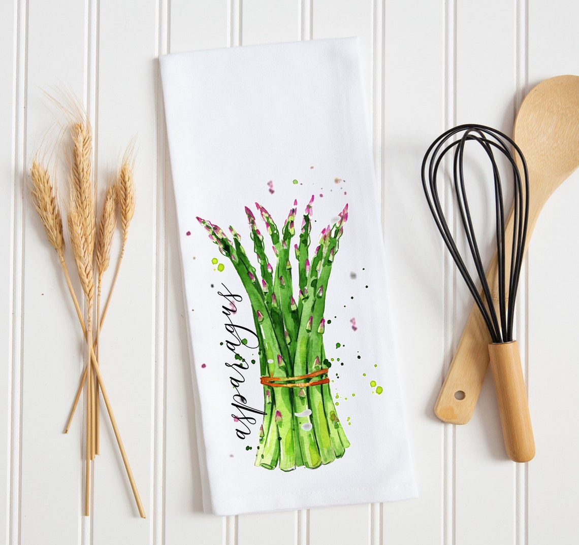 Vegetable Decorative Kitchen Tea Towels Carrots Corn Beets Etsy
