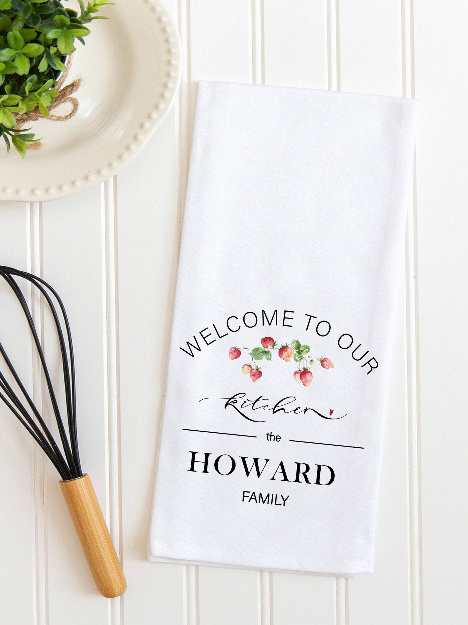 Personalized Kitchen Dish Towel to Our Kitchen Towel Etsy