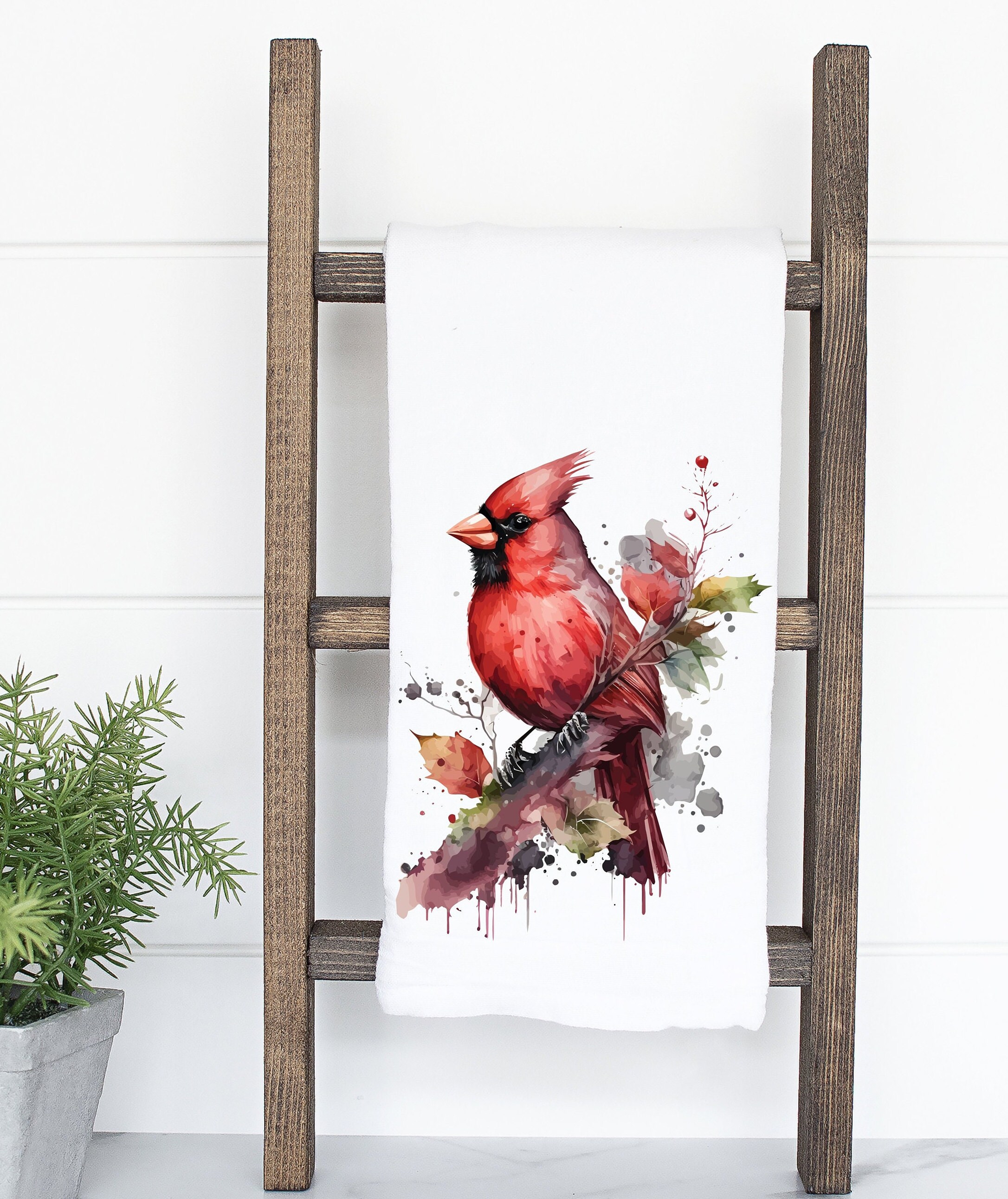 Set di 2 asciugamani da cucina colorati con pappagalli e uccellini, morbidi e assorbenti, strofinacci per casa, cucina, catering, ristorante, 45 x 72 cm