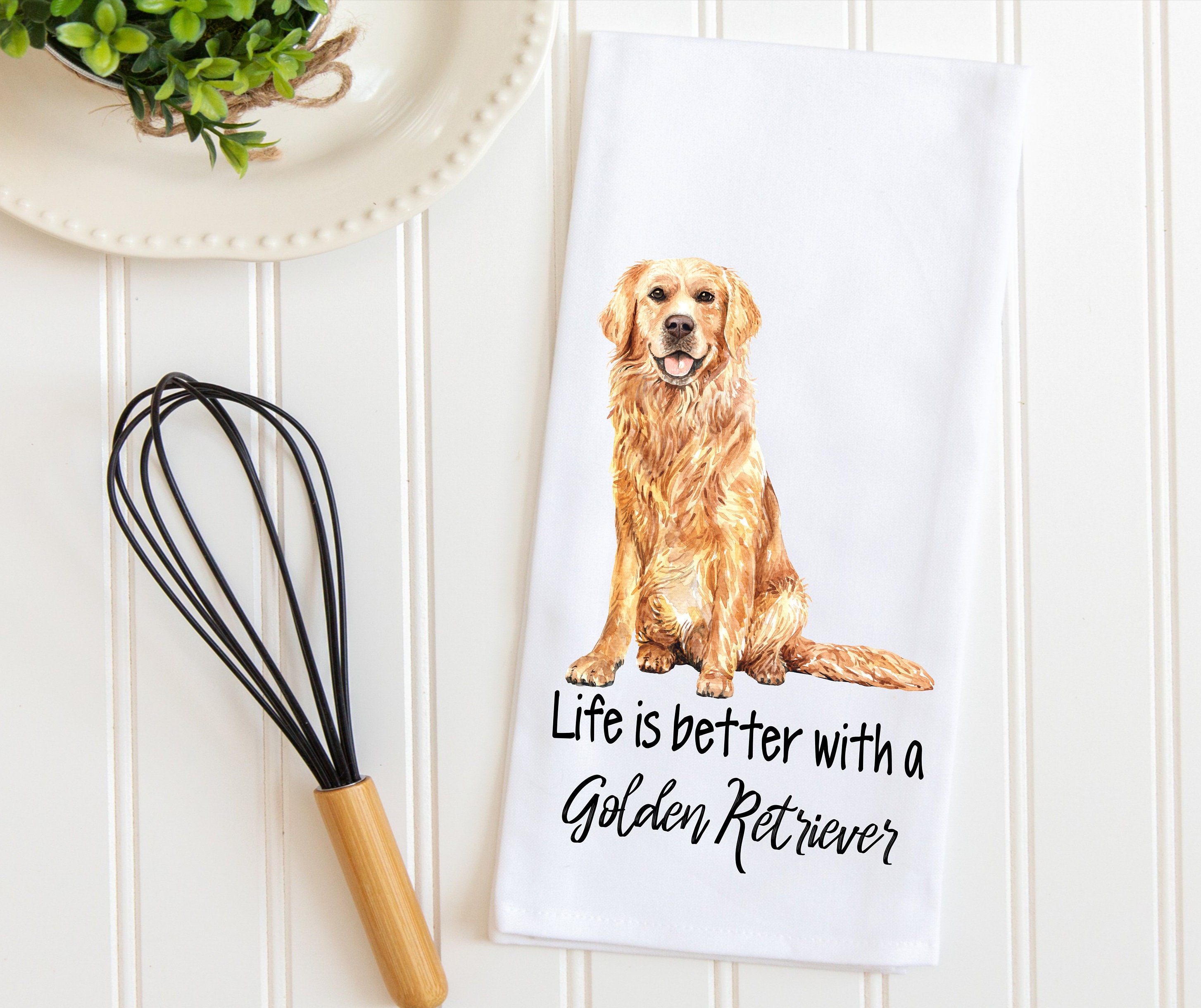 Personalized Pet Tea Towel Dog Breeds Customized Dog Towels Etsy