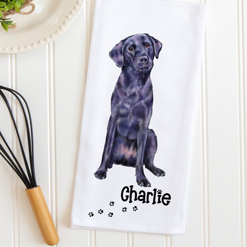 Personalized Pet Tea Towel Dog Breeds Customized Dog Towels Etsy