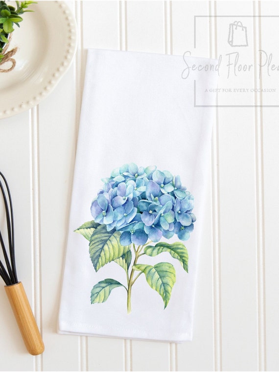 Set Di Strofinacci Da Cucina Con Ortensie Primaverili – Asciugamani Decorativi In Microfibra Per Cucina E Bagno, Regalo Floreale Per Amiche E Famiglia