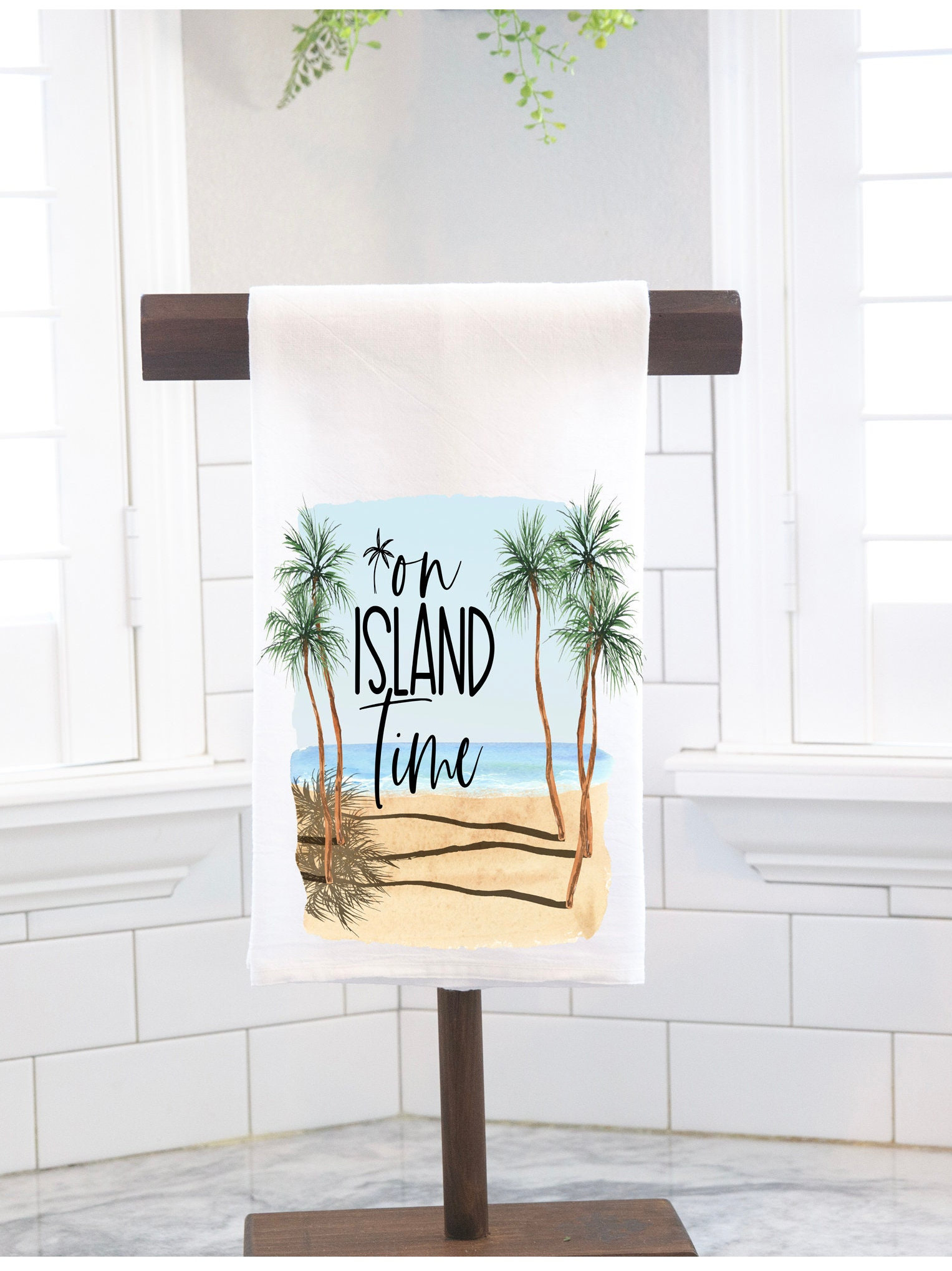 Kitchen Tea Towel Beach Theme Kitchen Towels Beach Life Etsy