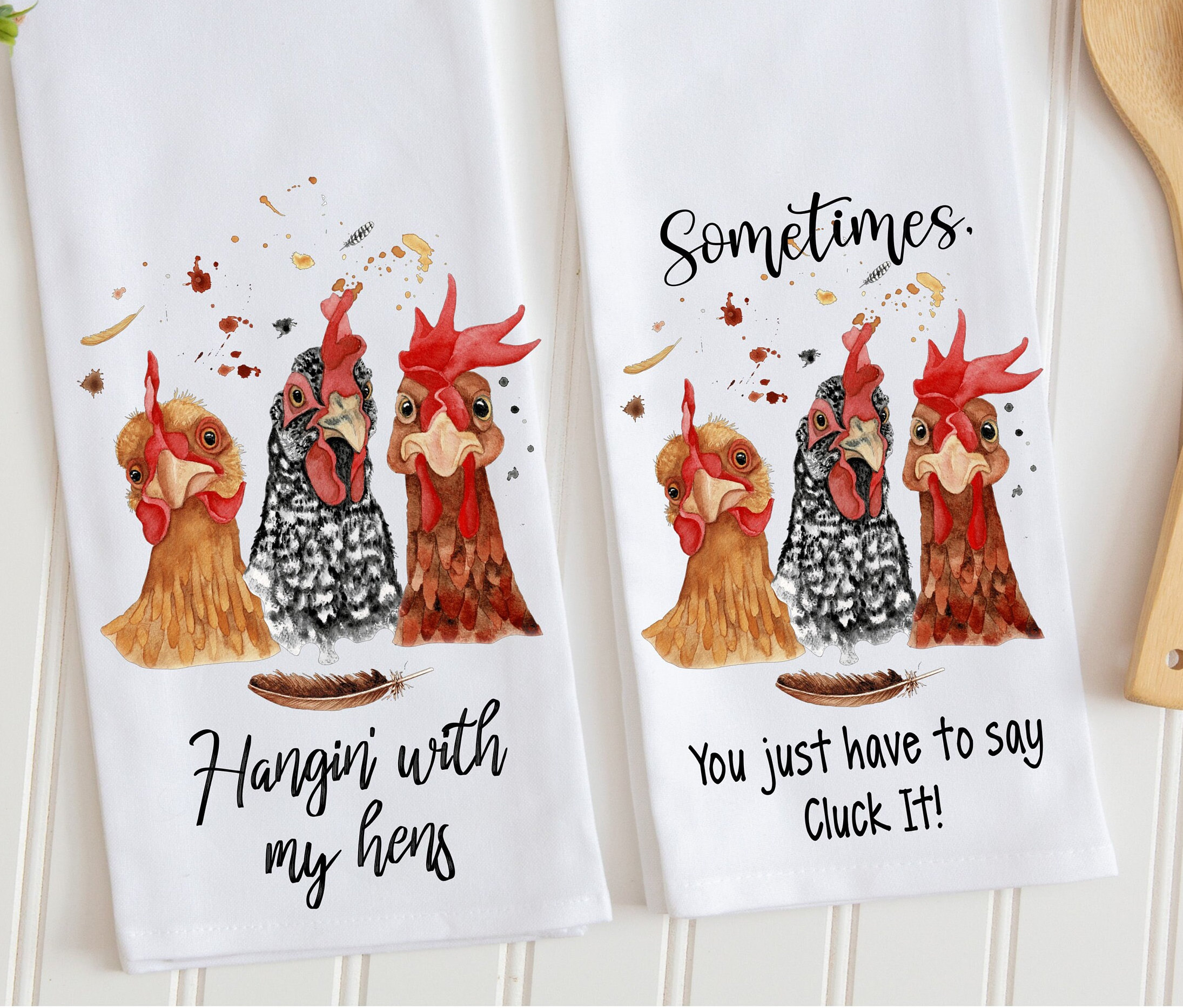 Chick Tea Towels Funny Chicken Quotes Henhouse Chickens Etsy Australia