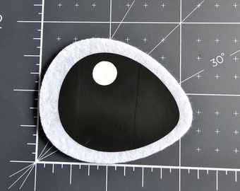 Stitch Felt Eyes (Pk of 4), Felt alien eyes, kawaii eyes, Amigurumi eyes, felt eyes for crochet, Felt eyes