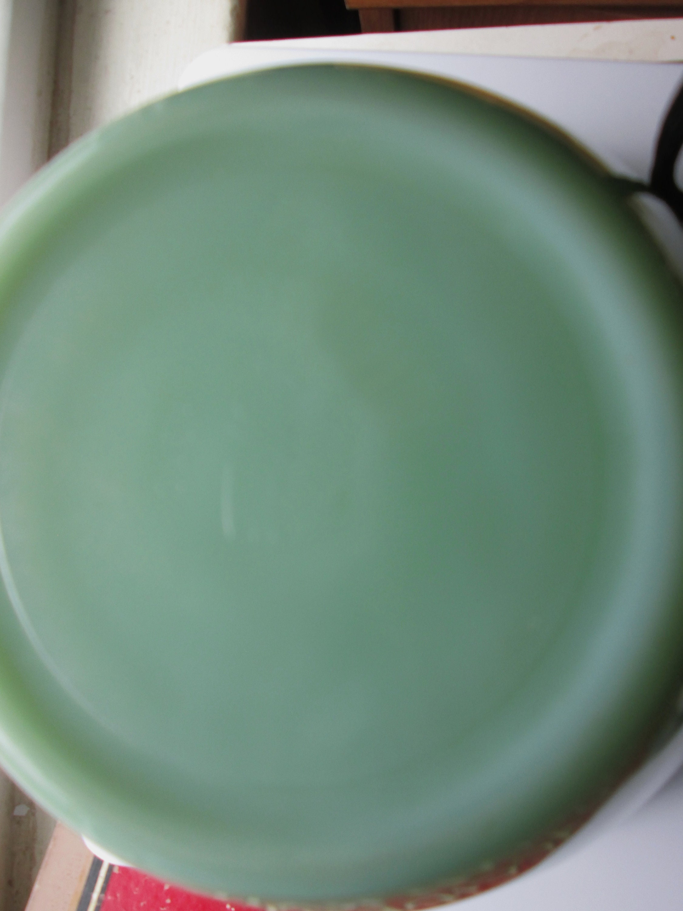 Fire King Jadeite Oven Ware 7.5 Splash Proof Mixing Bowl Excellent