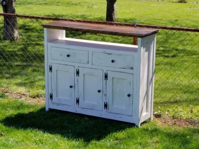 Customizable Buffet Table With Cabinets Customizable Buffet Table With Cabinets