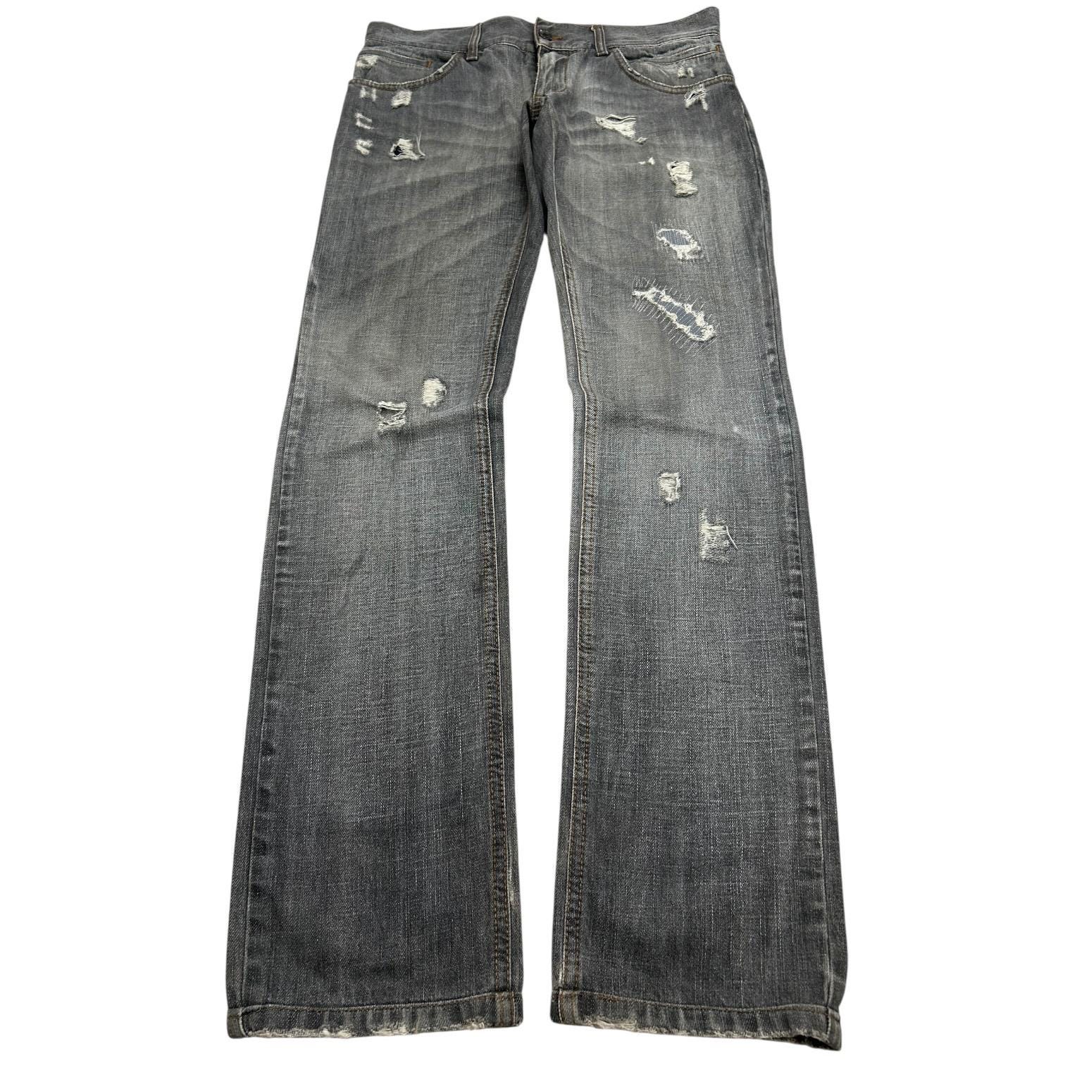 DOLCE&GABBANAGABBANA未使用に近い Dolce Gabbana Ripped Jeans - Etsy