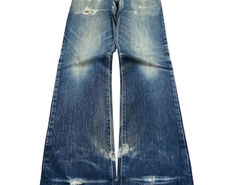 Vintage Meple Japan Jeans Faded Blue Washed / Size W31