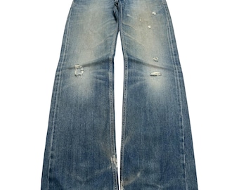 Jeans Diesel lavados al barro, corte recto / Talla W30