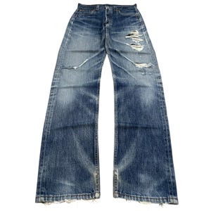 Vaqueros desgastados Levi's 501 de los 90 / Talla W28