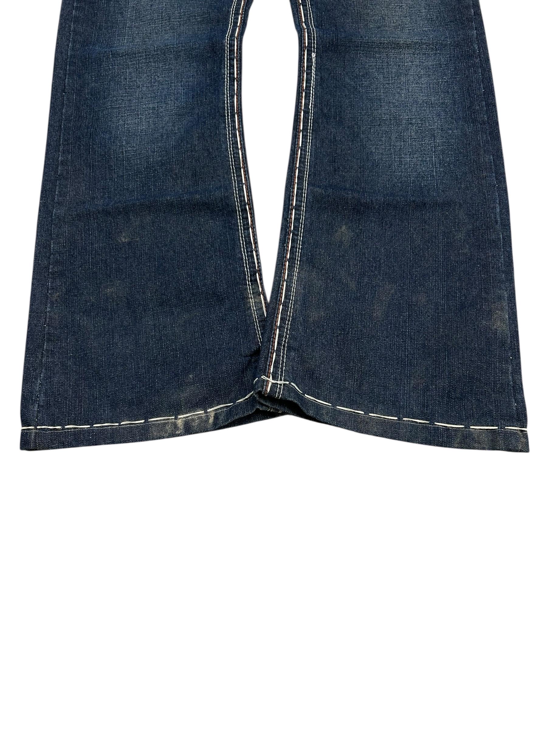 Vintage Flared Laguna Embellishment Jeans / Size W33 - Etsy