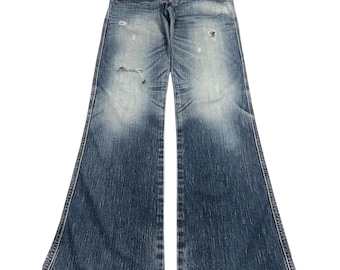 90s Edwin Blaue Trip Faded Washed Jeans / Größe W30