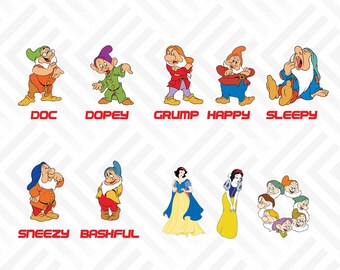 Free Free 76 Snow White And Seven Dwarfs Svg SVG PNG EPS DXF File