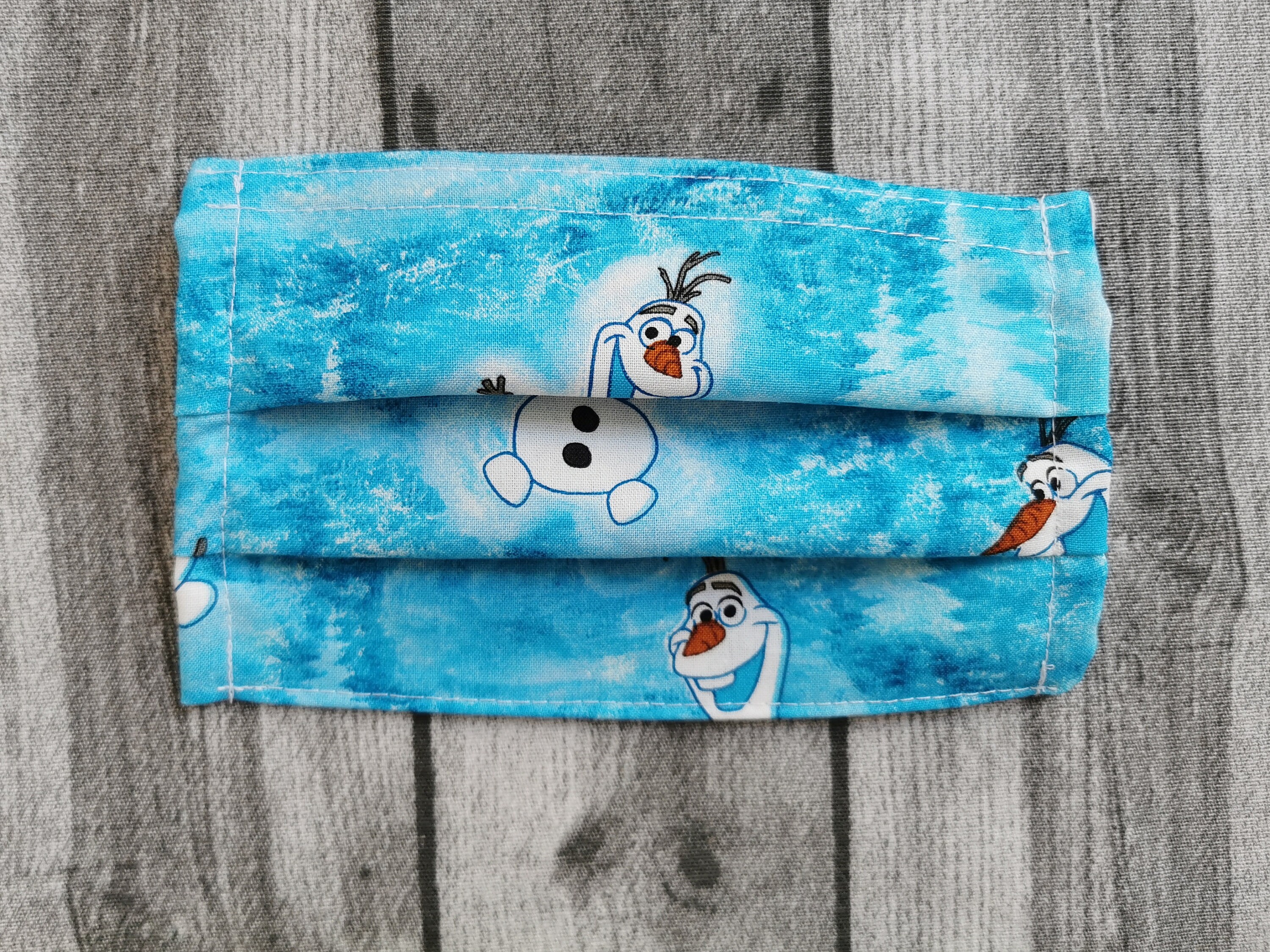 Behelfsmaske Olaf Disney Eiskönigin Schneemann Mund Nasen ...