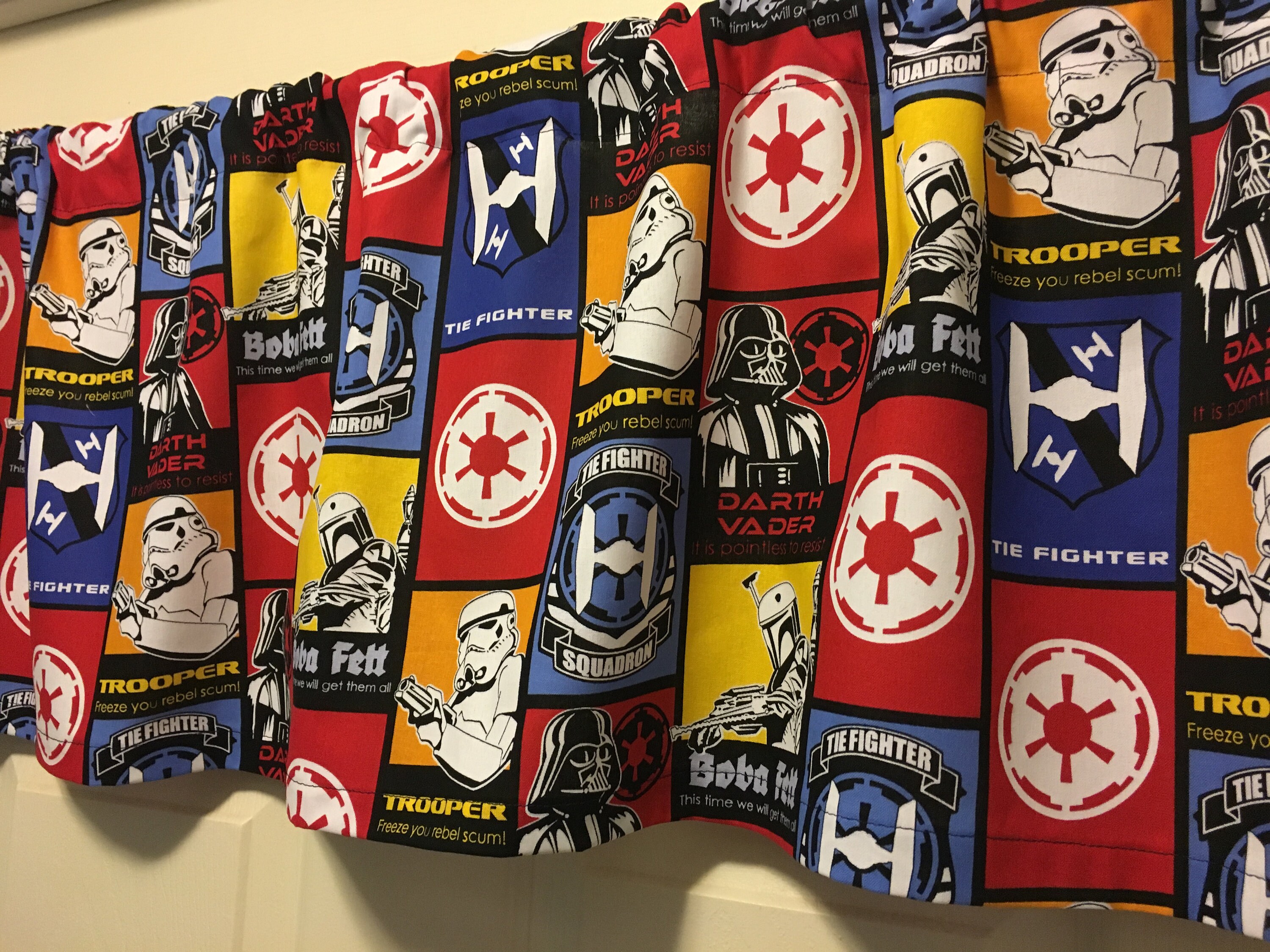 Star Wars Red Blue Yellow and Black Glow in the Dark Color Etsy