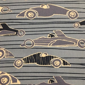 blue sky race day premier print valance