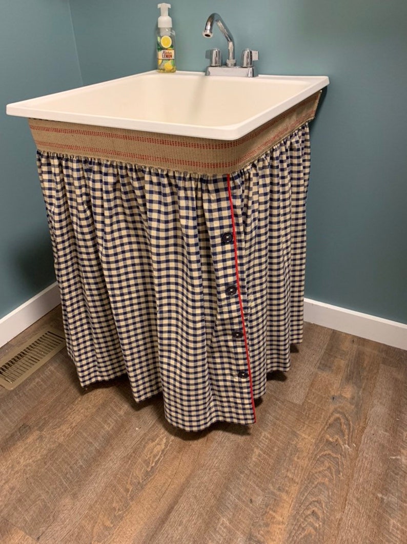Dorm Room Sink Skirt Table Skirt/ Store Display Skirt Etsy