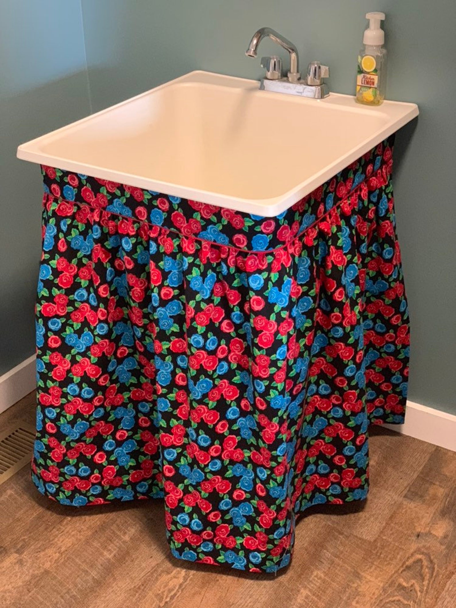 Sink Skirt / Table Skirt/ Store Display Skirt You Choose Etsy