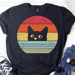 Vintage Cat, Retro Style Unisex T-Shirt