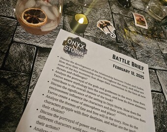 Onyx Storm Book Club Guide mit Diskussionsfragen, Briefing von Rebecca Yarros
