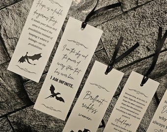 The Empyrean Lesezeichen Set, DIY druckbare Lesezeichen für Vierten Flügel, Eisen Flamme, Onyx Sturm Fans