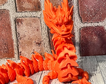 3D printed articulated dragon