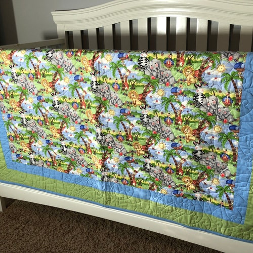 Shops Custom Jungle/Safari Quilt