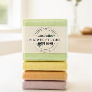 Aromatherapy Shower Steamers – Sinus Relief | 3oz Each | Variety Pack | Essential Oil Infused | Menthol Infused