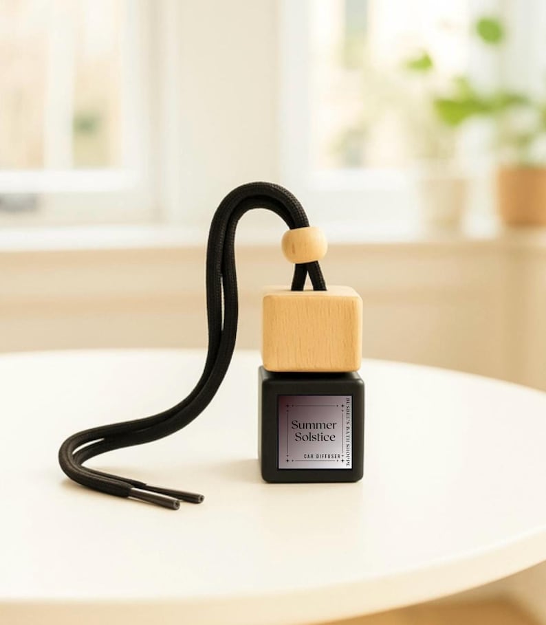 Solstice Diffuser Hanging Car Diffuser: Natural Aromatherapy, Long-lasting Fragrance - Etsy