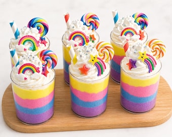 Sundae efervescentes para baño • Cubierta con glaseado de burbujas • Delicias efervescentes coloridas para baño