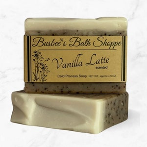 Vanilla Latte Soap, Coffee scrub, Coffee soap