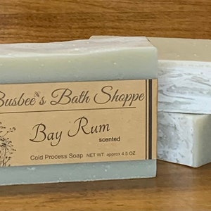 Bay rum soap