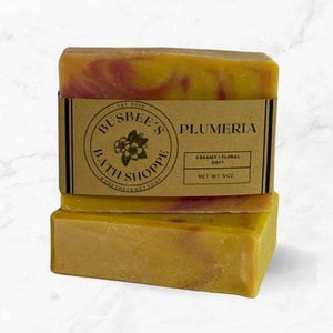 Plumeria scented soap
