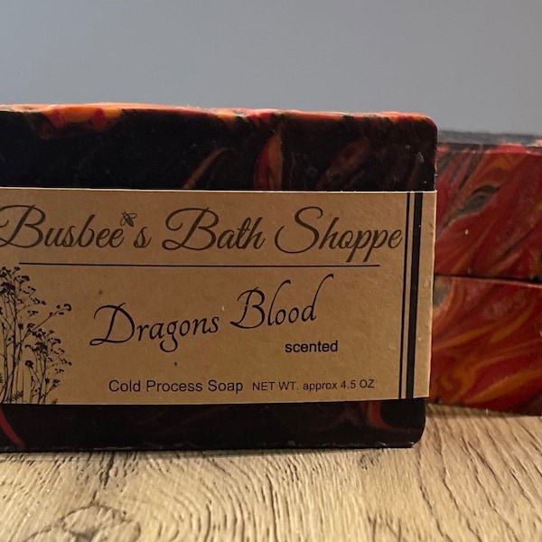 Dragons Blood Cold process soap