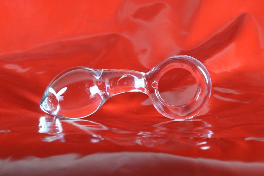 Prostate Toy Clear Glass Butt Plug Sex Toy Dildo B10 Mature