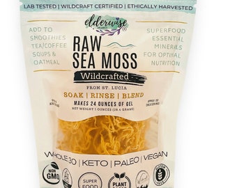 Golden Raw Sea Moss – Elderwise Organics