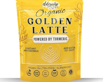 Golden Latte | Powered with Turmeric | Freeze Dried Instant Beverage | No Caffeine | Coffee Alternative