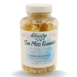 Sea Moss Gummies | Only 3 ingredients | 60 gummies for a 30 day supply