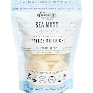 Freeze Dried Sea Moss Gel: No Prep, Ready to Use
