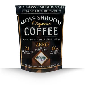Moss-Shroom Coffee: Organic Arabica with Sea Moss & Mushroom Blend