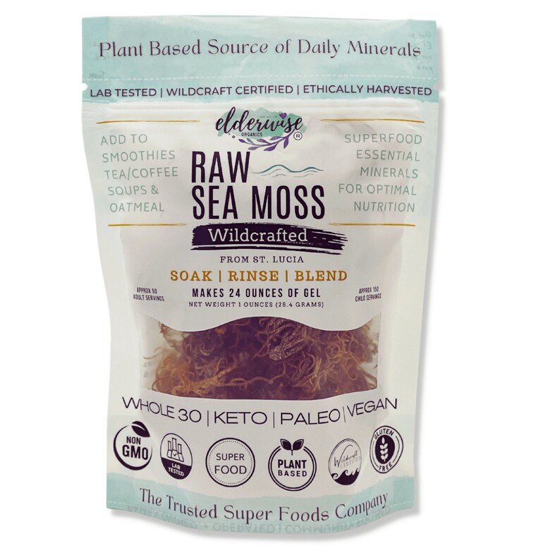Sea Moss PURPLE Raw Non GMO Sundried WILDCRAFTED - Etsy