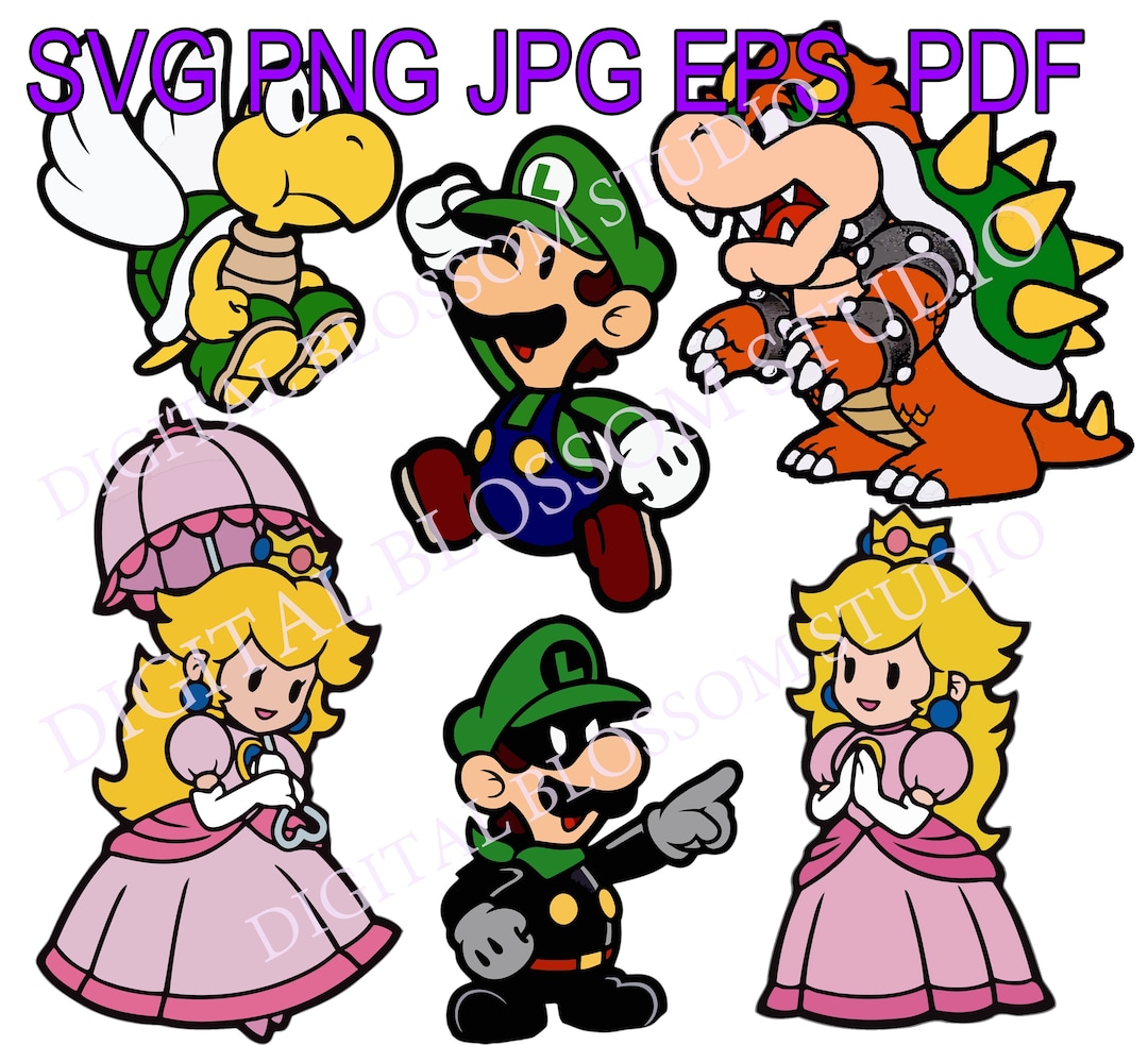 Super Princess Peach Mario Bros. Luigi PNG - Free Download